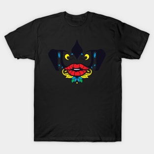 Dia De Los Muertos Sugar Skull Mask Sofia T-Shirt